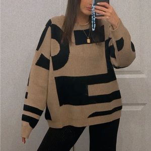 Geometric Sweater